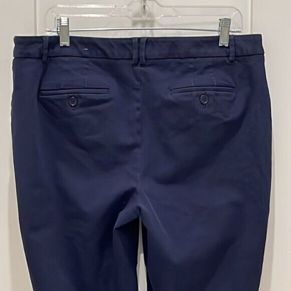 Talbots Navy High Waist Straight Leg Pants - Picture 4 of 10